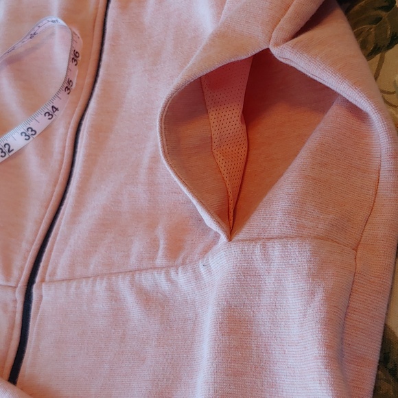 Adidas Men's Pink Full Zipper Hooded Sweatshirt Jacket size Large - Picture 17 of 17